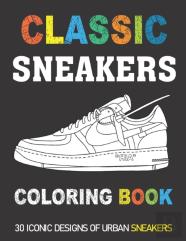 Classic Sneakers Coloring Book