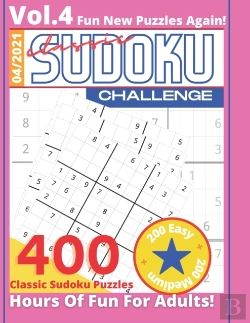 Bertrand.pt - Classic Sudoku Challenge Vol.4 | 400 Sudoku Puzzles | Hours Of Fun For Adults | 200 Easy + 200 Medium | Fun New Puzzles Again! | 4/2021