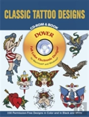 Classic Tattoo Designs Cd-Rom And Book