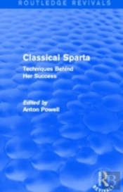 Classical Sparta (Routledge Revivals)