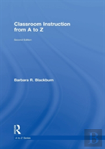 Classroom Instruction From A To Z