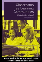 Classrooms As Learning Communities