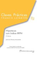 Claves Prácticas Hipotecas Con Índice Irph 2ª Edic.