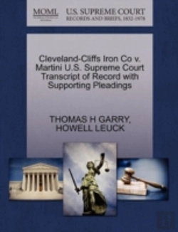 Bertrand.pt - Cleveland-Cliffs Iron Co V. Martini U.S. Supreme Court Transcript Of Record With Supporting Pleadings