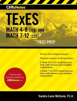 Bertrand.pt - Cliffsnotes Texes Math 4-8 (115) And Math 7-12 (235)