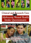 Clinical And Research Uses Of An Adolescent Mental Health Intake Questionnaire