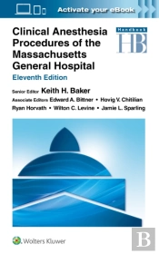 Clinical Anesthesia Procedures Of The Massachusetts General Hospital