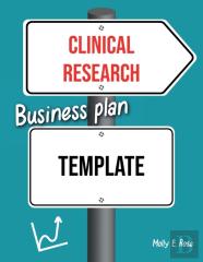 Clinical Research Business Plan Template