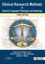 Clinical Research Methods In Speech-Language Pathology And Audiology
