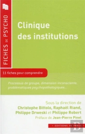 Clinique Des Institutions : 11 Fiches Pour Comprendre