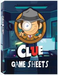Clue Score Sheet Record, Clue Game Sheets