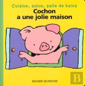 Cochon A Une Jolie Maison ; Cuisine ; Salon ; Salle De Bains
