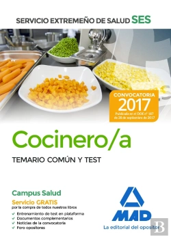 Bertrand.pt - Cocinero Del Servicio Extremeño De Salud (Ses). Temario Común Y Test