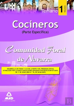 Bertrand.pt - Cocineros De La Comunidad Foral De Navarra. Temario Parte Específica. Volumen I