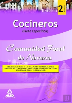 Bertrand.pt - Cocineros De La Comunidad Foral De Navarra. Temario Parte Específica. Volumen Ii