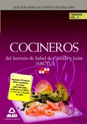 Cocineros Del Servicio De Salud De Castilla Y Leon (Sacyl).