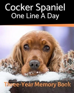 Bertrand.pt - Cocker Spaniel - One Line A Day: A Three
