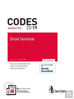 Bertrand.pt - Code Annote - Code De Droit Familial - 2019 - A Jour Au 1<Sup>Er</Sup> Janvier 2019