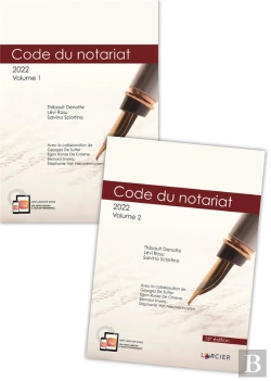 Bertrand.pt - Code Annote - Code Du Notariat 2022 - 2 Volumes