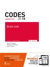 Code Annote - Droit Civil 2018
