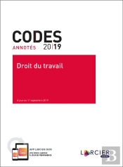 Code Annoté ; Droit Du Travail (Édition 2019)