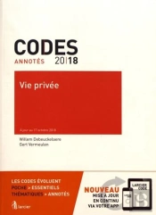 Code Annote - Vie Privee 2018 - A Jour Au 17 Octobre 2018