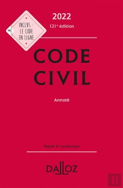 Bertrand.pt - Code Civil Civil : Édition 2022 (121e Édition)