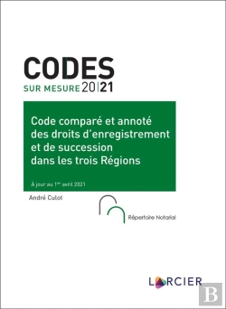 Bertrand.pt - Code Compare Et Annote Des Droits D'Enregistrement Et De Succession Dans Les Trois Regions