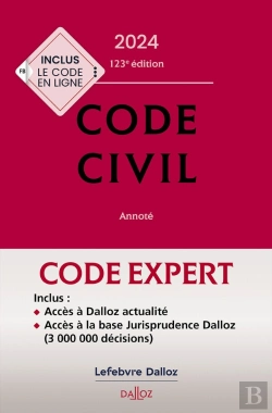 Bertrand.pt - Code Dalloz Expert. Code Civil 2024. 21e Ed.
