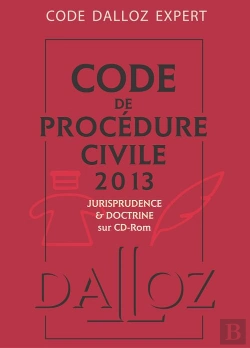 Bertrand.pt - Code Dalloz Expert. Code De Procedure Civile 2013 - 9e Edition
