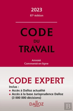 Bertrand.pt - Code Dalloz Expert Travail 2023 (87e Édition)