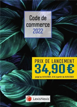 Bertrand.pt - Code De Commerce 2022 - Jaquette 1