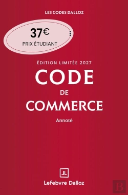 Bertrand.pt - Code De Commerce : Annoté (Édition 2027)