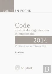 Code De Droit Des Organisations Internationales 2014
