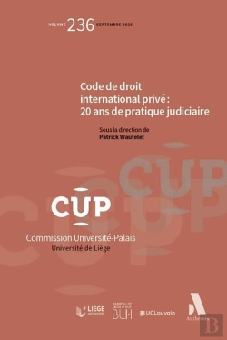 Bertrand.pt - Code De Droit International Privé : 20 Ans De Pratique Judiciaire
