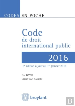 Bertrand.pt - Code De Droit International Public 2015