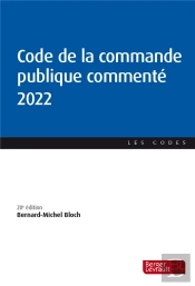 Code De La Commande Publique Commente 2022 (20e Ed.)