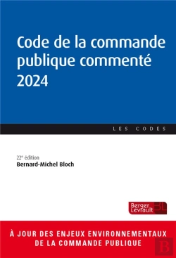 Bertrand.pt - Code De La Commande Publique Commente 2024 (32e Ed.)