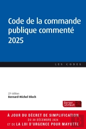 Code De La Commande Publique Commenté (Édition 2025)