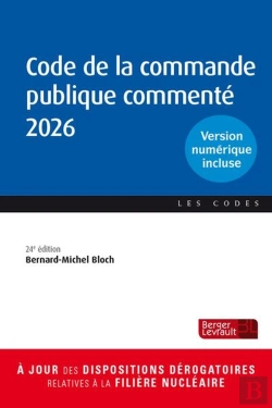 Bertrand.pt - Code De La Commande Publique Commenté (Édition 2026)