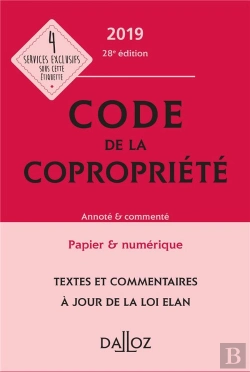 Bertrand.pt - Code De La Copropriete 2019, Annote & Commente - 28e Ed.