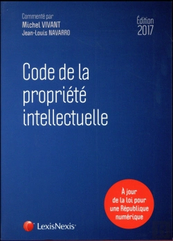 Bertrand.pt - Code De La Propriete Intellectuelle 2017