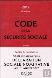 Code De La Securite Sociale 2017, Annote