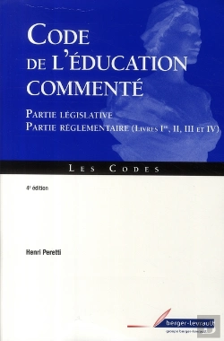 Bertrand.pt - Code De L'Éducation Commenté (4e Édition)