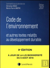 Code De L'Environnement 2017