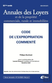 Code De L'Expropriation Commenté