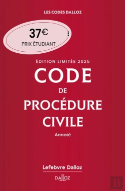 Bertrand.pt - Code De Procédure Civile : Annoté (Édition 2025)