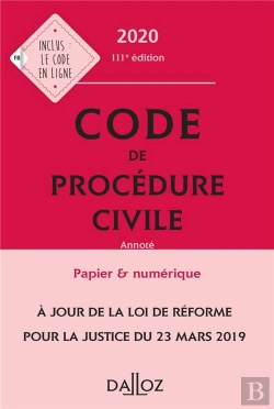 Bertrand.pt - Code De Procédure Civile (Édition 2020)