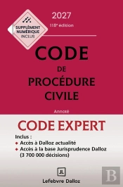 Code De Procédure Civile (Édition 2027)