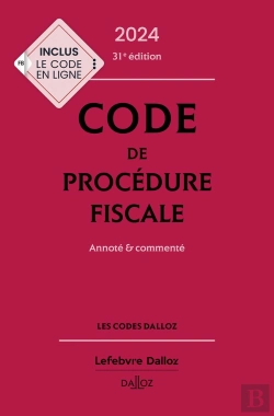 Bertrand.pt - Code De Procédure Fiscale : Annoté Et Commenté (Édition 2024)